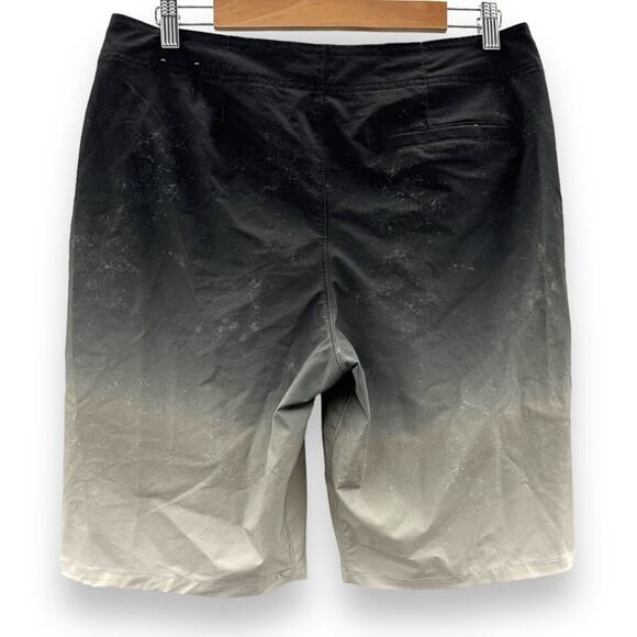 Hollister Cali Longboard Epic‎ Flex Gray Gradient Swim Shorts Trunks Size 30 - Picture 2 of 10